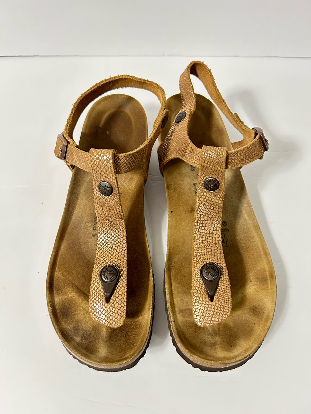 Papillio By Birkenstock Sandals Womens Sz Eur 41/US 10 Leather Adjustable Strap
